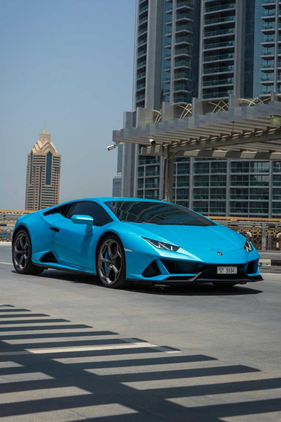 Rent Lamborghini Dubai|Huracan Evo (Grey)